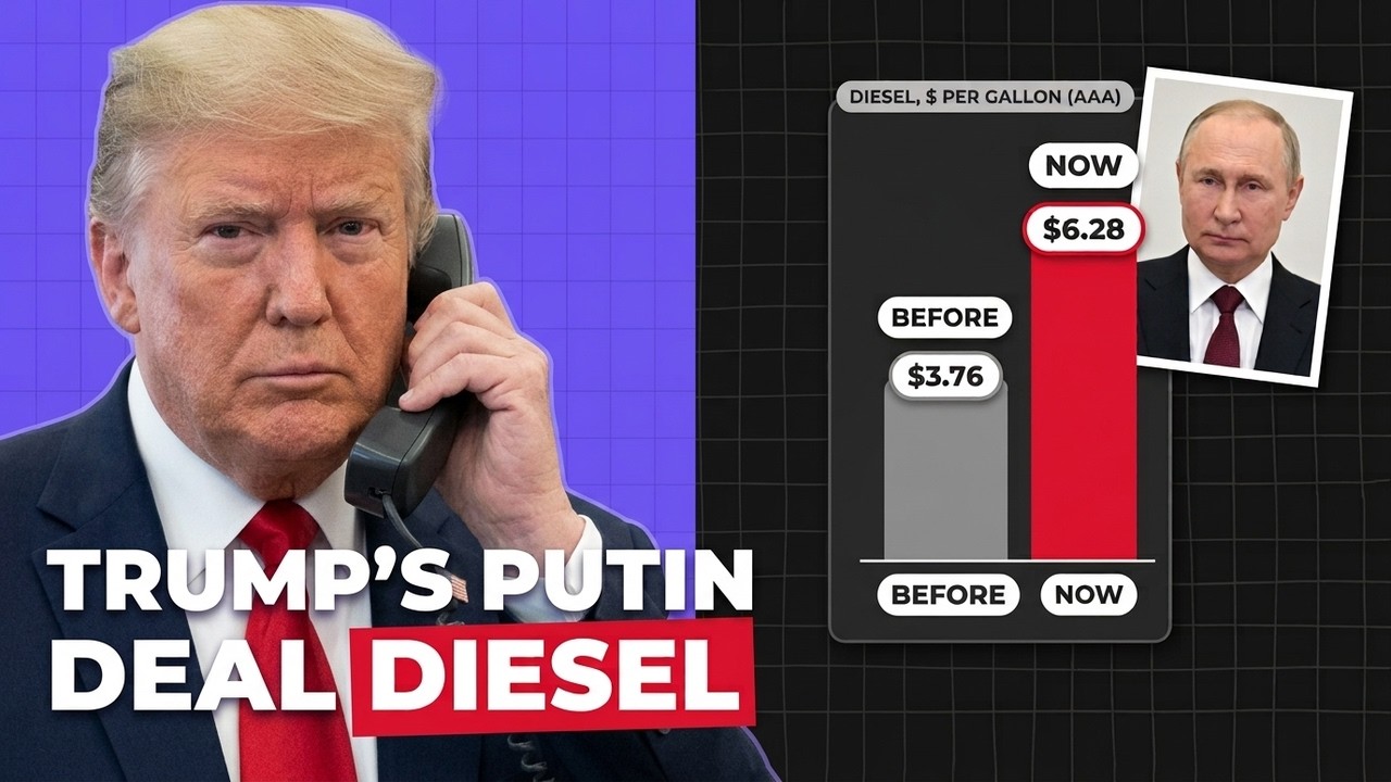 Thumbnail of the video Why Trump Just Made a Diesel Deal With Putin
